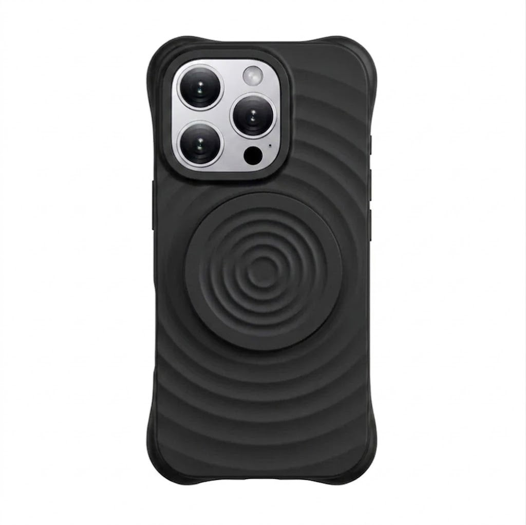 MaxGuard Ripple MagFit Case for iPhone 17 Pro Max - Black