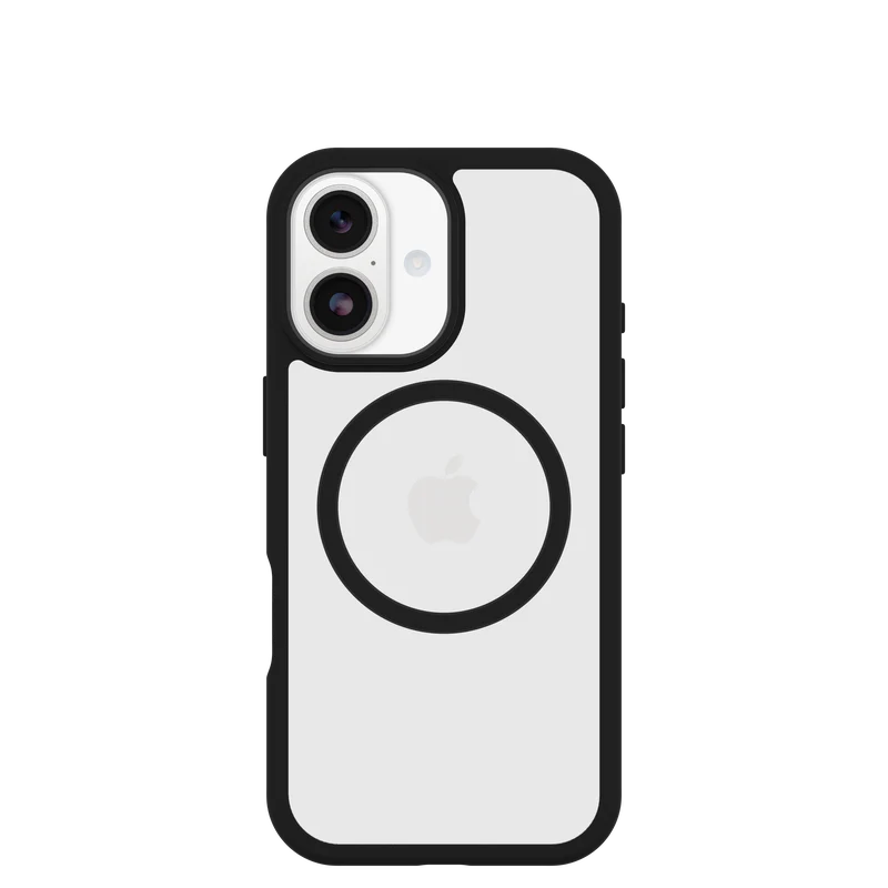 OtterBox React MagSafe Case - iPhone 17 (Black Crystal)