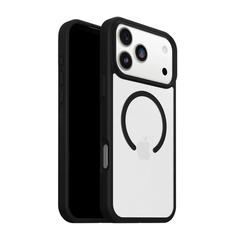 OtterBox React MagSafe Case - iPhone 17 Pro Max (Black Crystal)