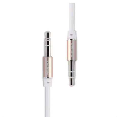 REMAX - AUX Audio Cable 3.5mm 1M (RM-L100 / RL-L100) - WHITE
