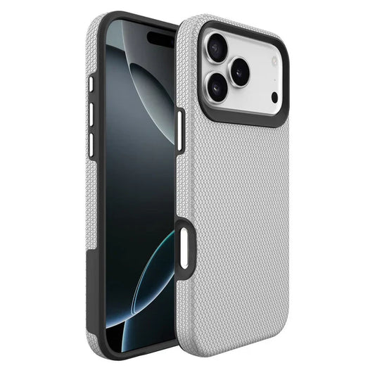 Rhinos Rugged Shockproof Case with Magnetic Ring for iPhone 17 Pro Max - Silver