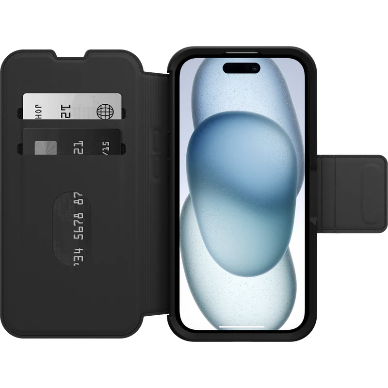 OtterBox Strada Folio MageSafe Leather Case - APPLE iPhone 12 Mini 5.4" (Black)