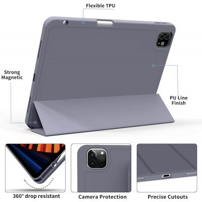 Smart Case - Apple iPad Pro 13'' (M4) (2024) w/ Stylus Holder - BLACK