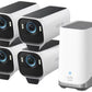 EUFY eufyCam S3 Pro 4-Cam Kit Radar-Powered Motion Detection with 4K MaxColor Vision