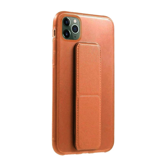 TPU Case w/ Stand - APPLE iPhone 11 Pro  5.8' - BROWN